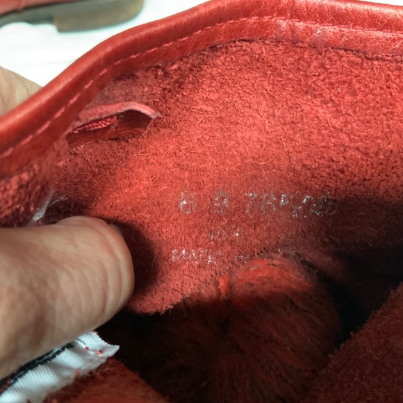 Frye Veronica Slouchy Short Boots in Women’s size 6 Tomato Red - Picture 10 of 12